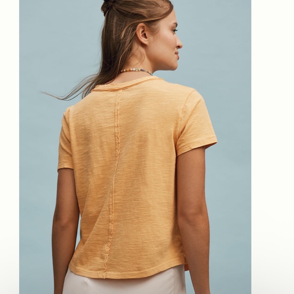 Women's Mustard Icon baby Pocket Tee - Picture 2 of 6